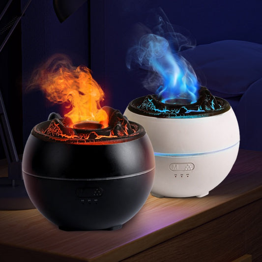 FlameGlow™ – Soothing Fire Mist Aroma Diffuser