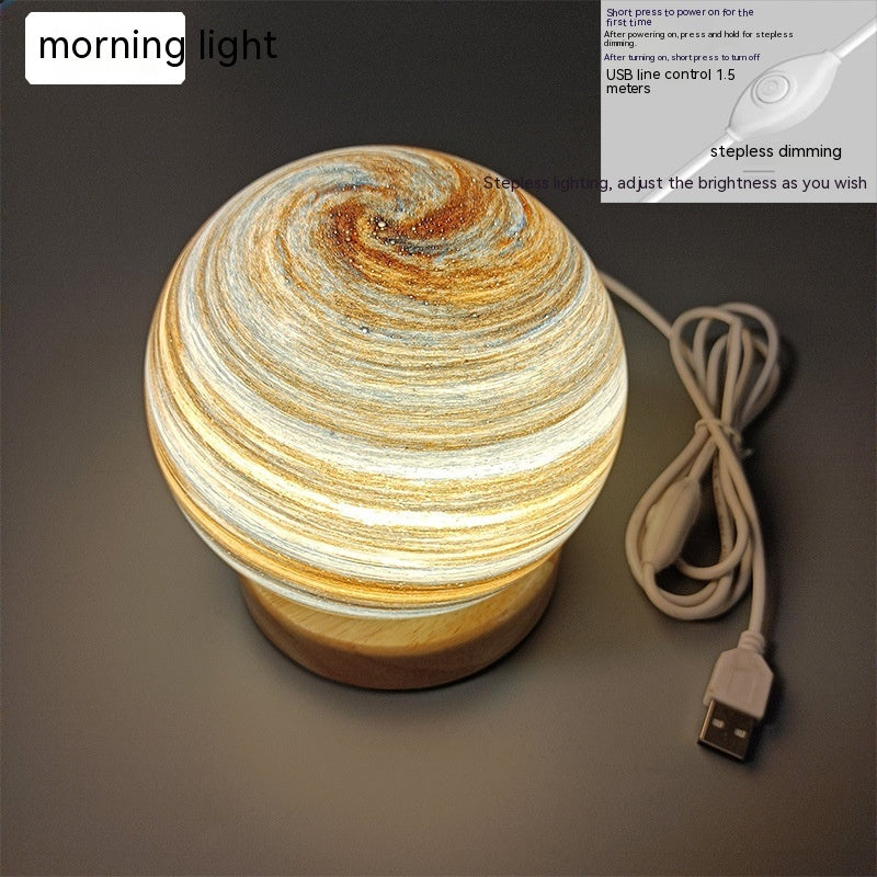AuroraGlow™ – Wooden Ambient Night Light