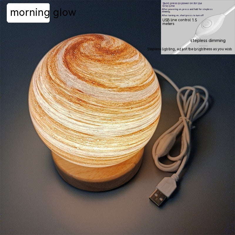 AuroraGlow™ – Wooden Ambient Night Light