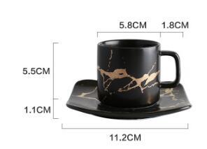 CalmoraCraft™ – Luxury Ceramic Mug Set with Wooden Base