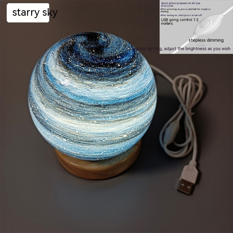 AuroraGlow™ – Wooden Ambient Night Light