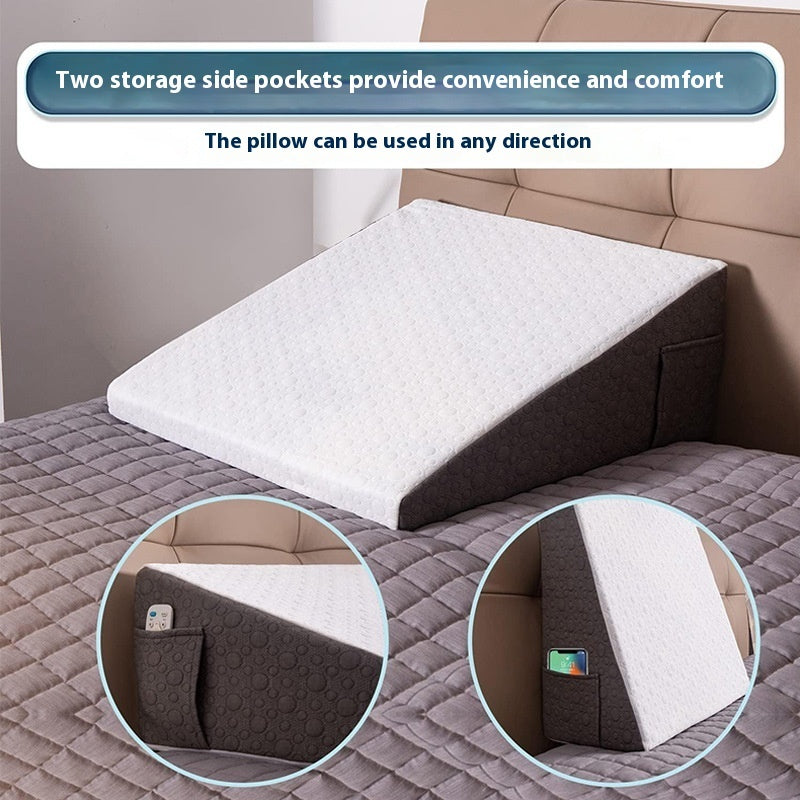 CalmoCush™ – Triangular Backrest Support Pillow