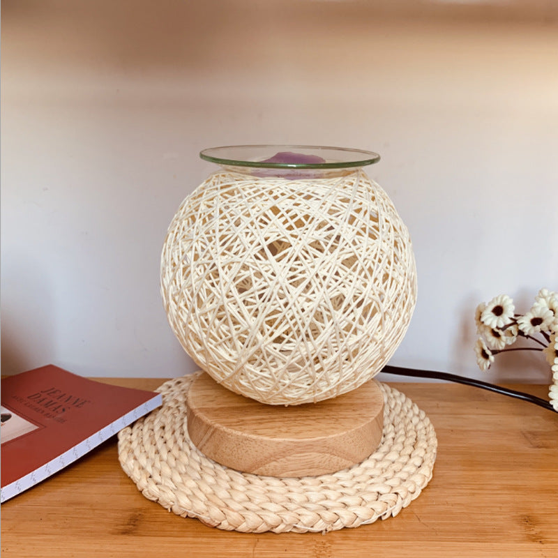 AuraWeave™ – Soothing Light & Fragrance Lamp