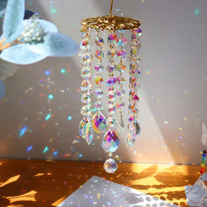 SerenGlass™ – Handblown Garden Wind Chime Pendant