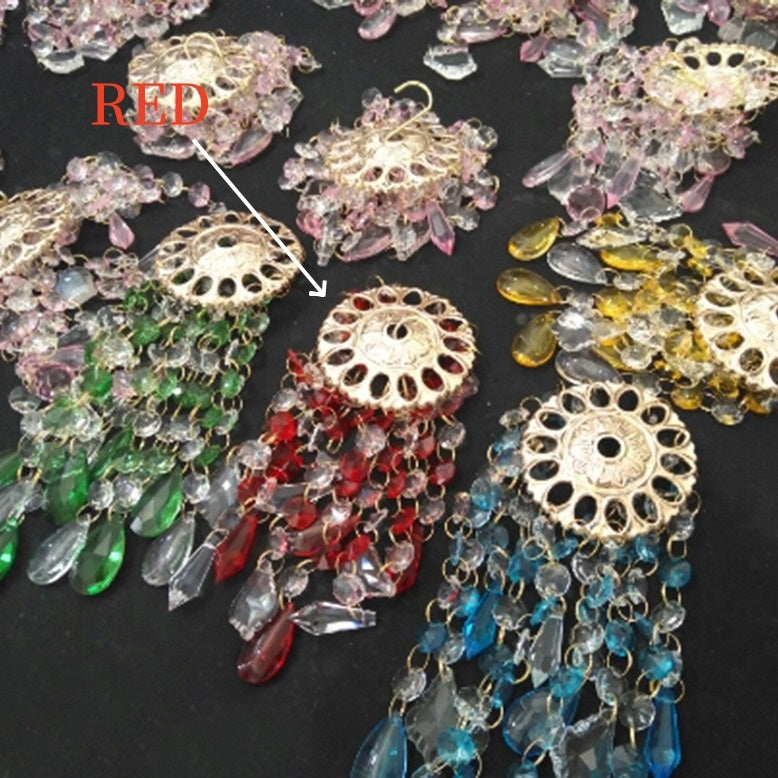 SerenGlass™ – Handblown Garden Wind Chime Pendant