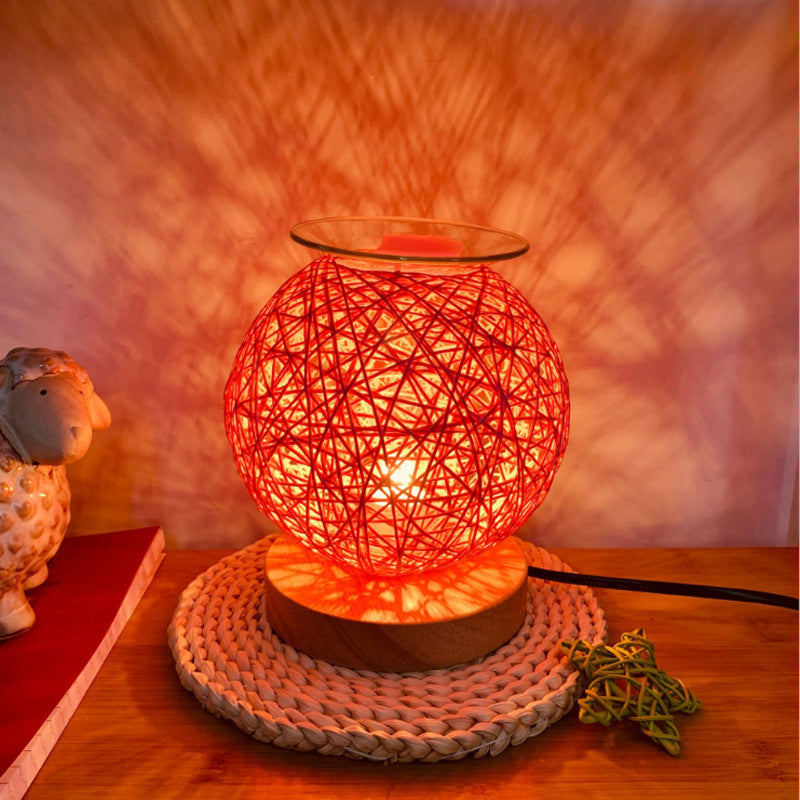 AuraWeave™ – Soothing Light & Fragrance Lamp