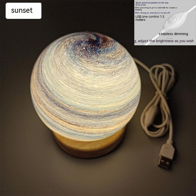 AuroraGlow™ – Wooden Ambient Night Light