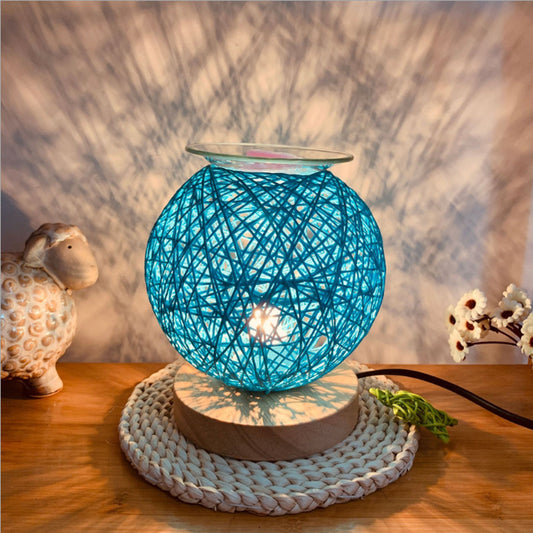 AuraWeave™ – Soothing Light & Fragrance Lamp