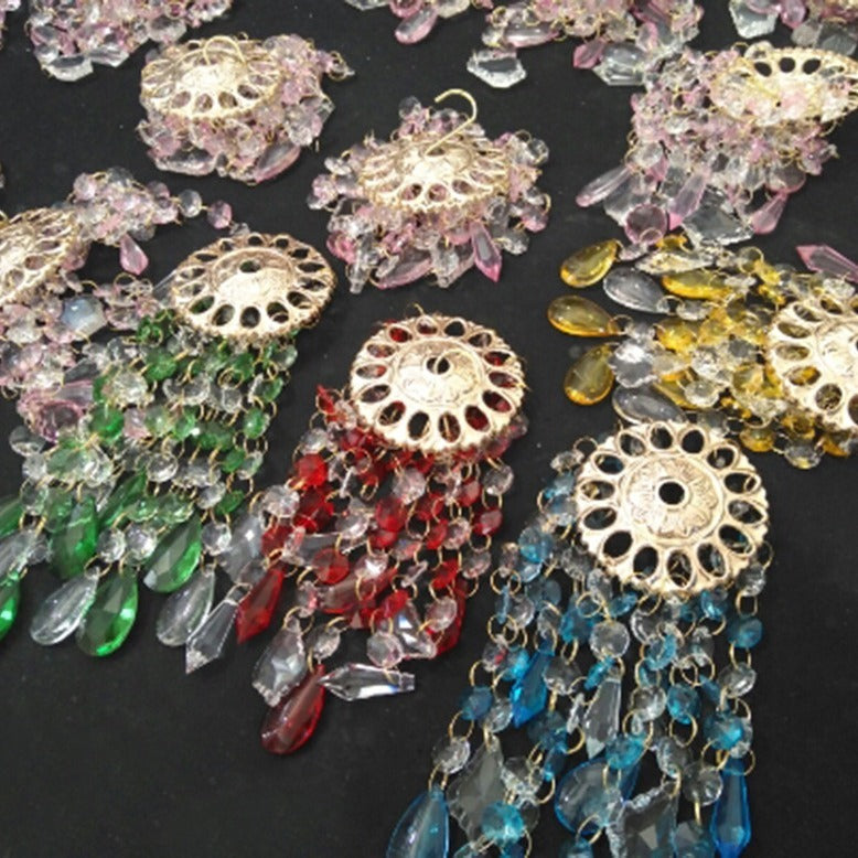 SerenGlass™ – Handblown Garden Wind Chime Pendant