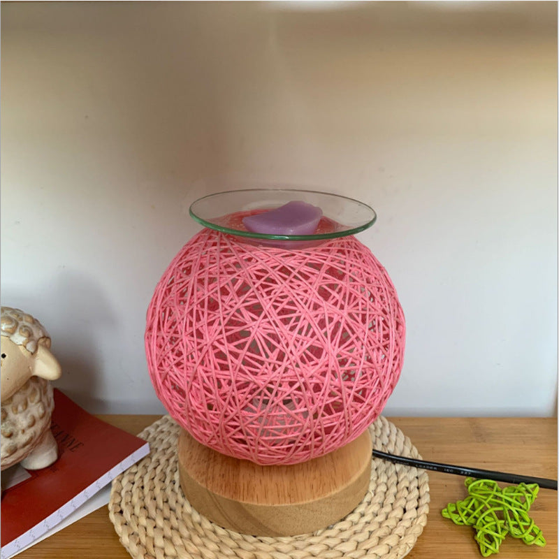 AuraWeave™ – Soothing Light & Fragrance Lamp