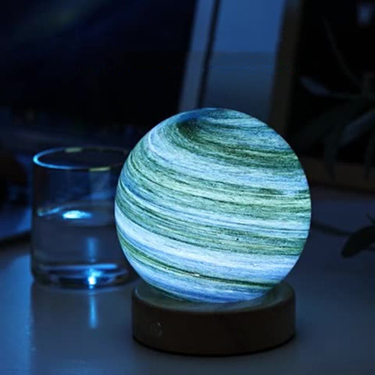 AuroraGlow™ – Wooden Ambient Night Light