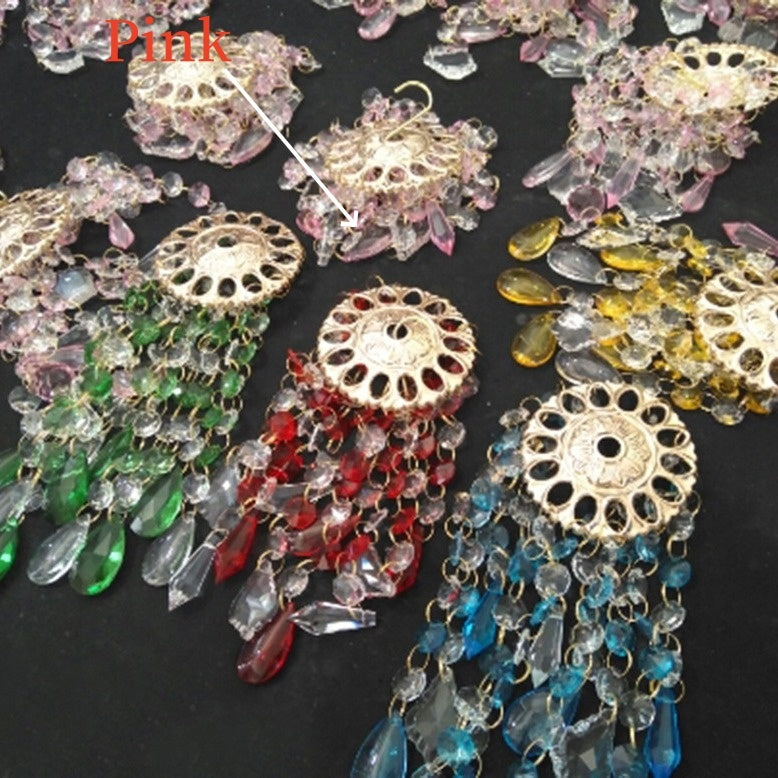 SerenGlass™ – Handblown Garden Wind Chime Pendant