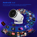 "SerenityView™ – 4K Mini Bluetooth Projector for Home Serenity"